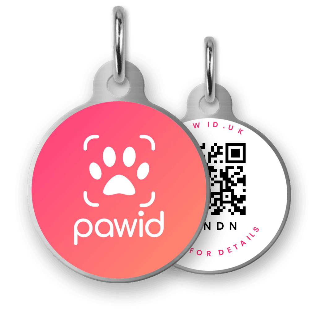 Paw ID QR code dog tag - Original