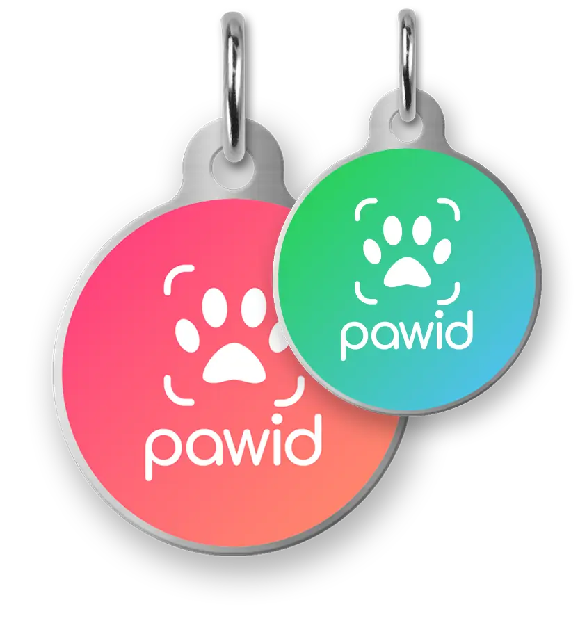 2x Paw ID Tag
